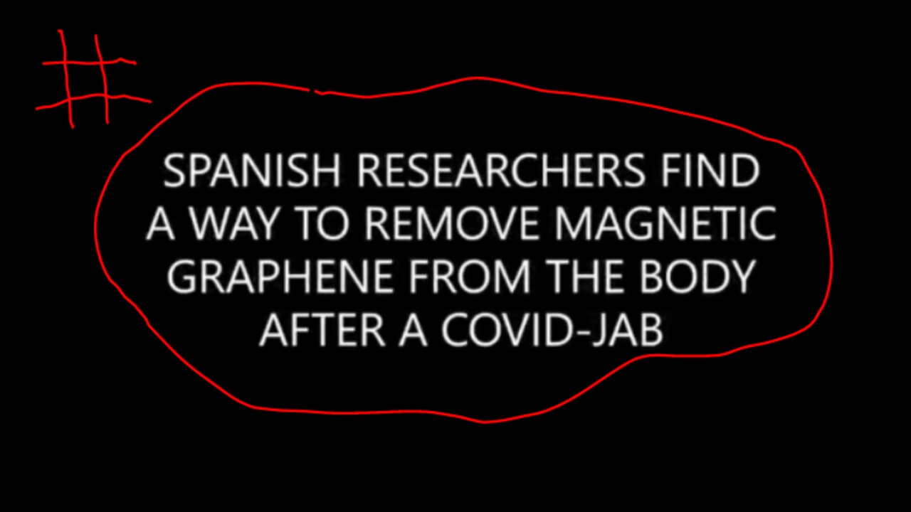 ⁣Scientist/Doctor found out how to remove graphene from vaccinated!!!