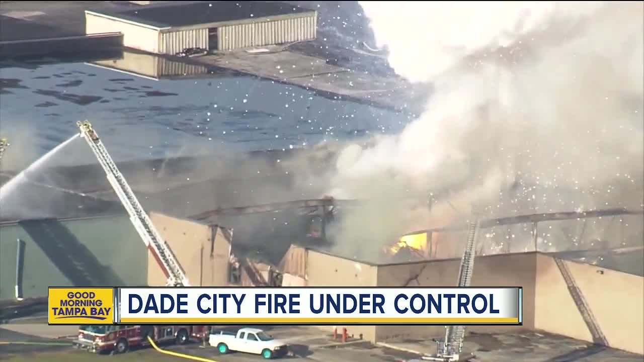 2-alarm fire destroys commercial building in Dade City