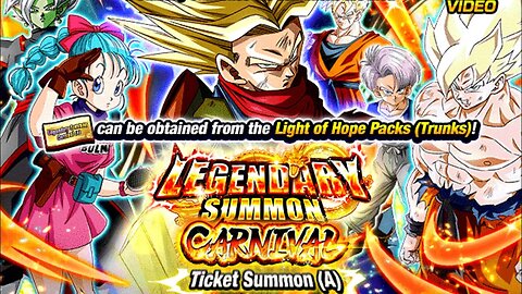 Dokkan Battle Trunks Carnival Ticket Summon