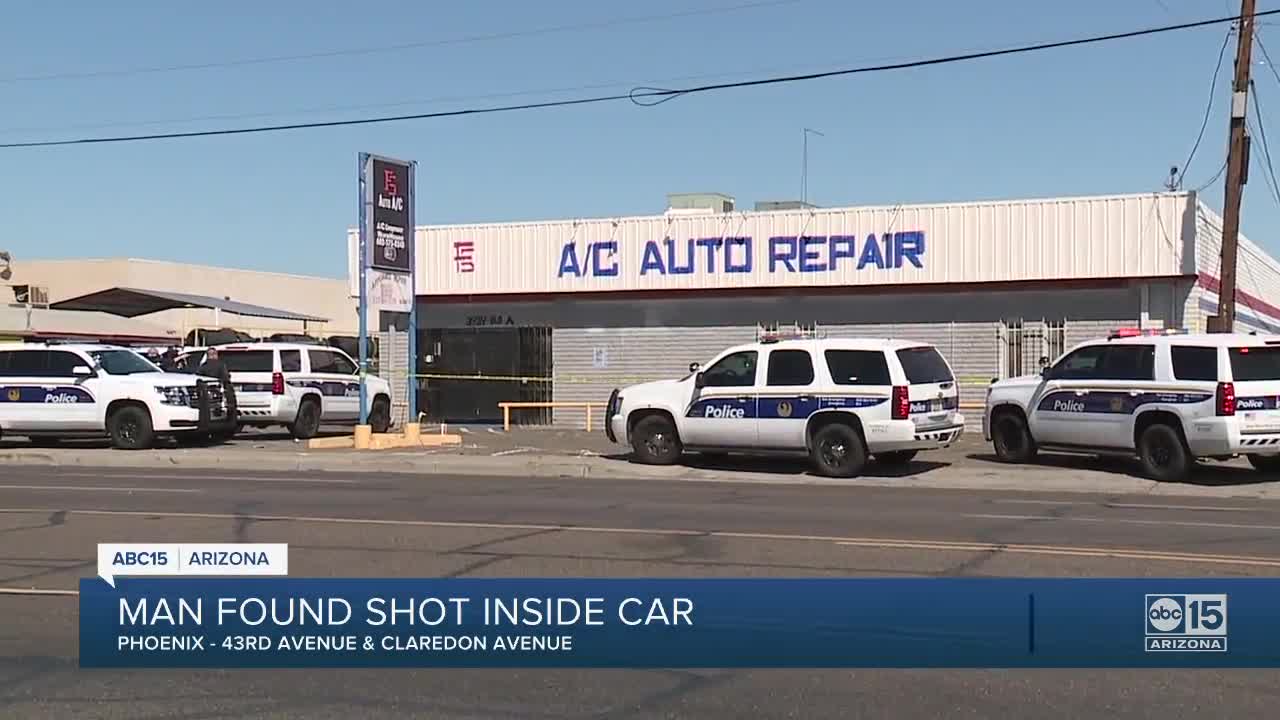 PD: Man dies after being found shot near 43rd Ave and Clarendon