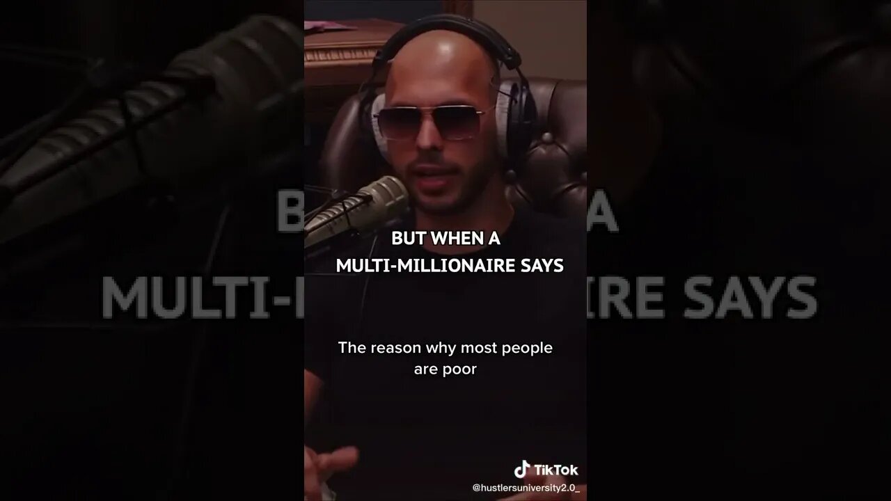 The reason why most people are poor