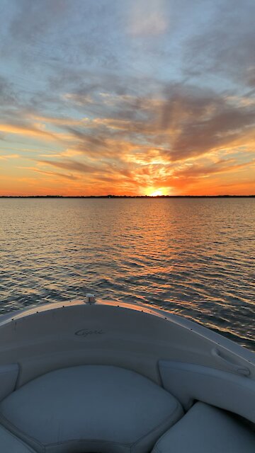 Beautiful Sunset Boat Ride