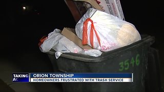 Garbage sits out for weeks as trash troubles continue in Orion Township