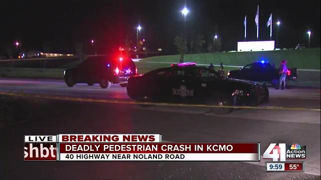 Pedestrian killed near 40 Hwy & Phelps in KCMO