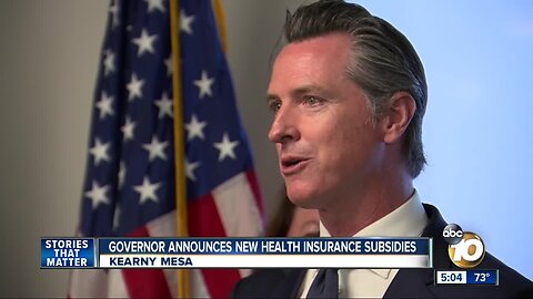 Governor announces healthcare subsidies