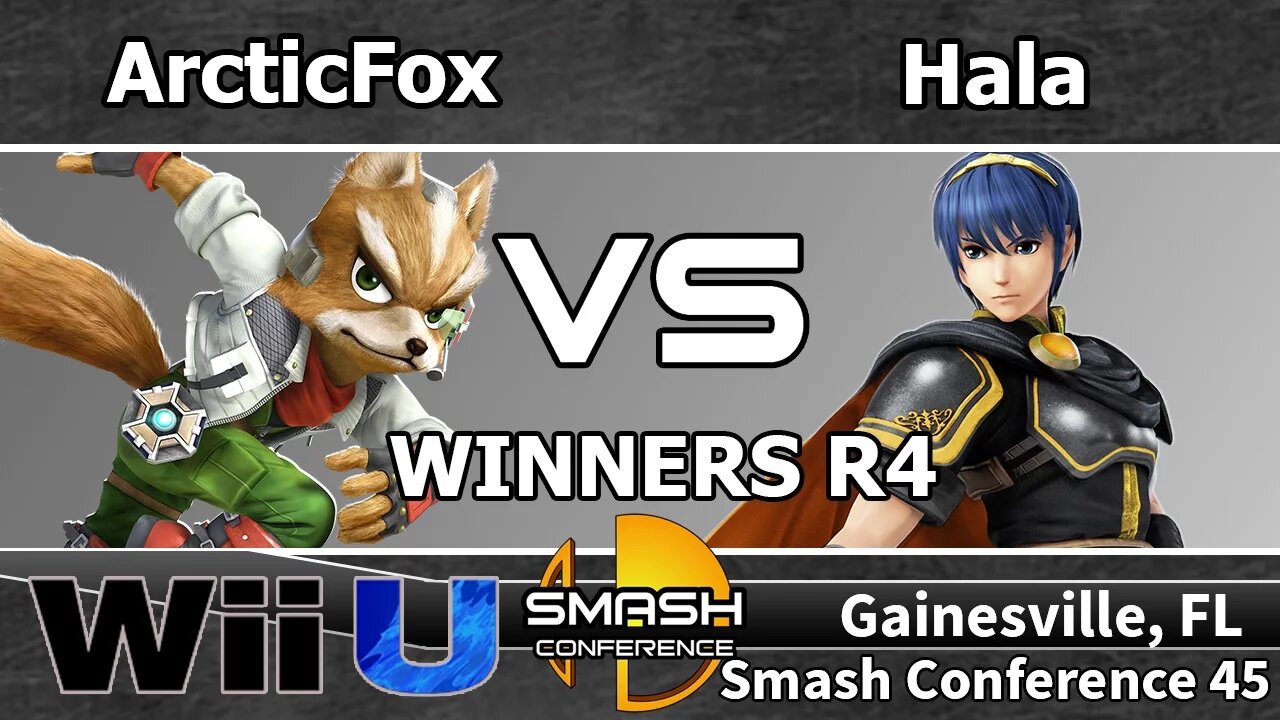 ArcticFox (Fox) vs. Hala (Marth) - SSB4 Winners R4 - SC45