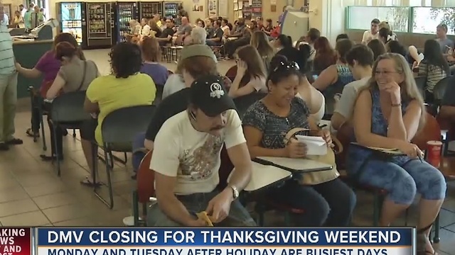 DMV closures to affect services over holidays