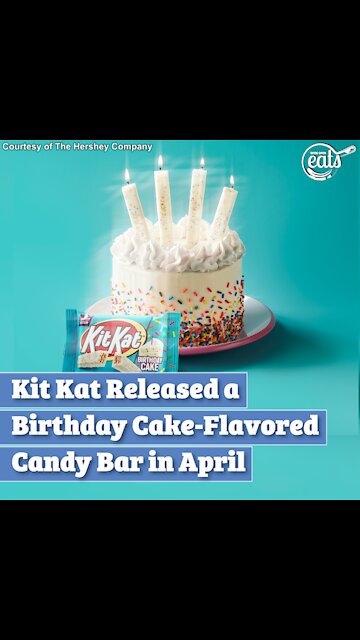 Kit Kat Released a Birthday Cake-Flavored Candy Bar in April