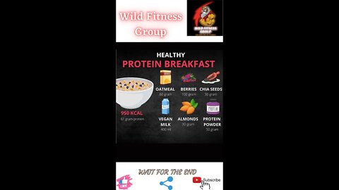 🔥Healthy protein breakfast🔥#shorts🔥#viralshorts🔥#fitnessshorts🔥#wildfitnessgroup🔥