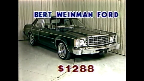 1983 - Classic Chicago Commercials for Bert Weinman Ford