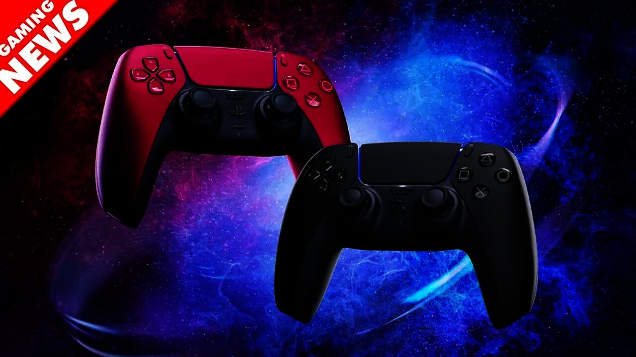 PlayStation Announces 2 NEW PS5 Dualsense Controllers (Midnight Black and Cosmic Red)