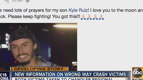 Phoenix firefighterâs son injured after driver drives in wrong direction