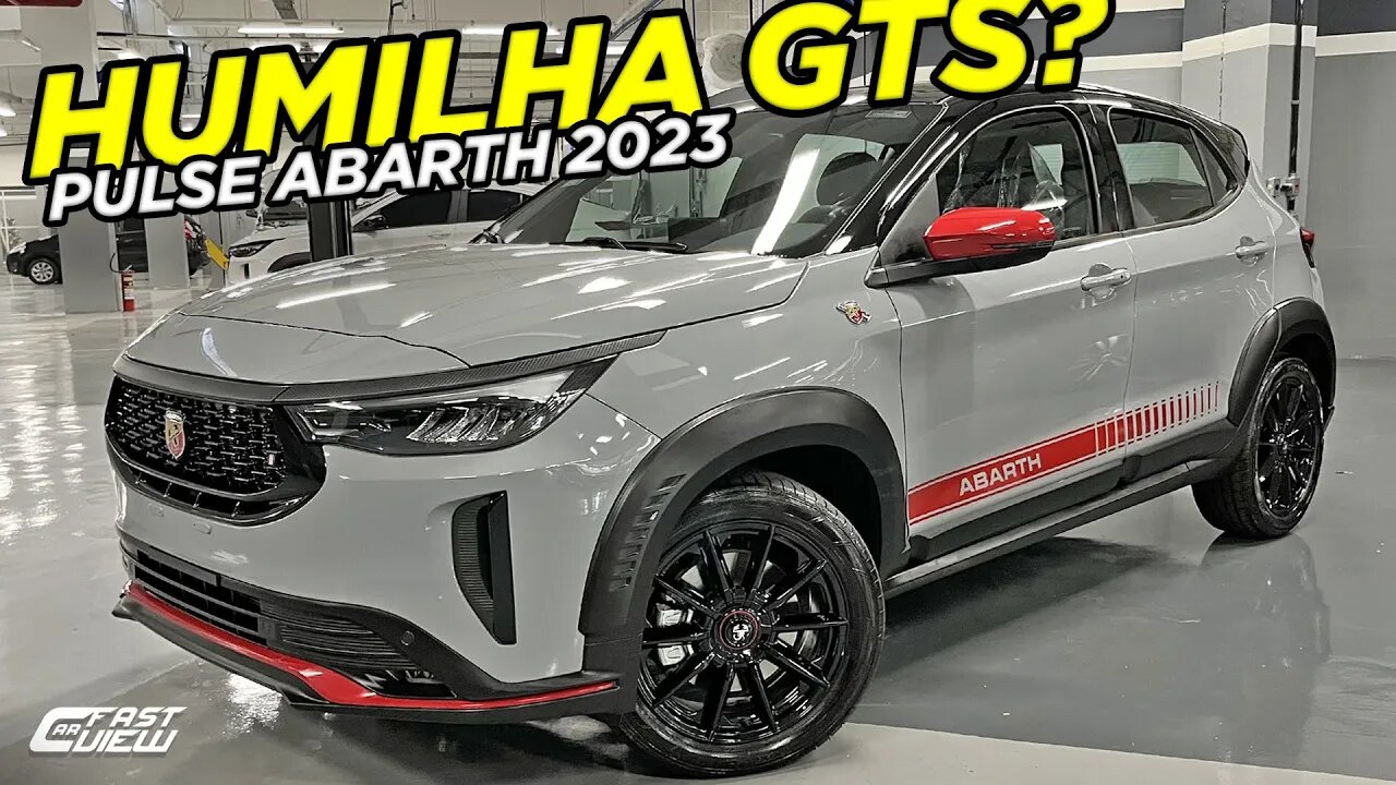 NOVO FIAT PULSE ABARTH 2023 MOSTRA AO POLO GTS COMO SER ESPORTIVO DE VERDADE COM MAIS DE 180 CV?