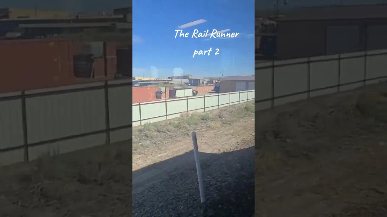 The Rail Runner part 2 #train #trains #railrunner #albuquerque #santafe #fyp