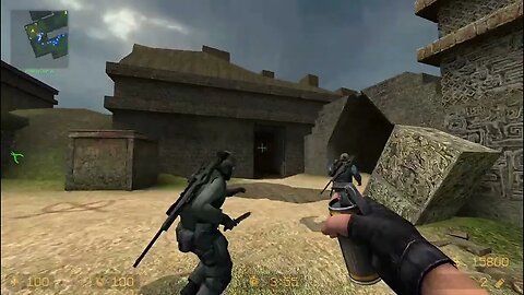 Counter Strike Source Aztec Bots #20 Only Sniper Rifles