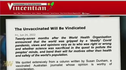 The Unvaccinated will be Vindicated