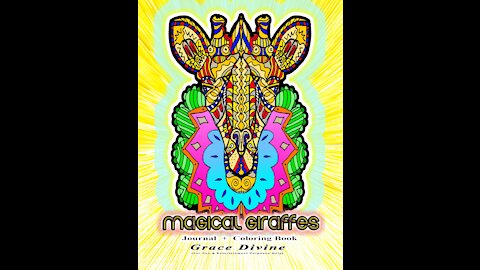 animais mágicos arte livro para colorir diário