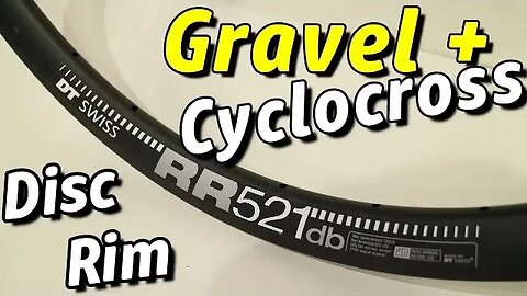 Durable Gravel and Cyclocross Rim The DT Swiss RR 521 db 700c with Actual Weight