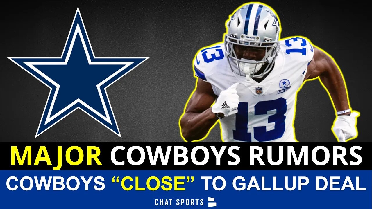 Michael Gallup "Close” To Contract Extension With Cowboys | MAJOR Dallas Cowboys Rumors Today