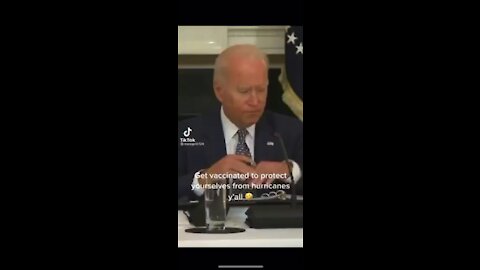 Biden ‘best preparation against Hurricanes is to get Vaxxed’ lol