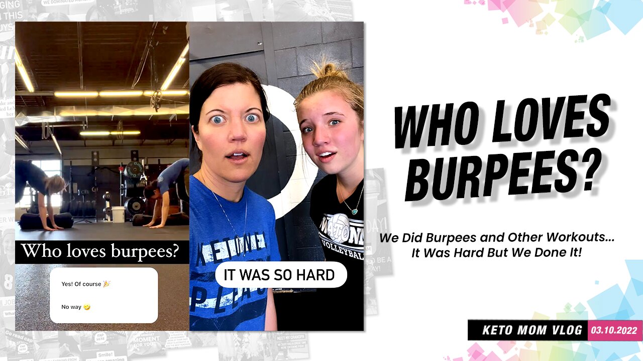 We're Doing The Burpees! We Love It! | Keto Mom Vlog