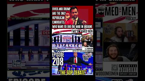 Trump & Vivek are the only GOP candidates who want to end The War in Ukraine