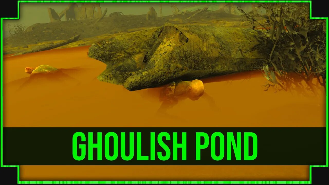 Ghoulish Pond in Fallout 4 - The Walking Dead!