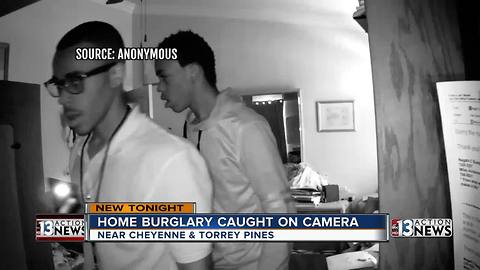 Family: Son nearly walks in on Las Vegas break-in