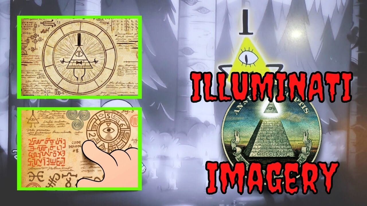 Illuminati Disney Gravity Falls Subliminal Satanic Imagery