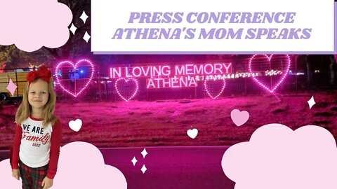 Athena Strand press Conference update, Mother speaks out.