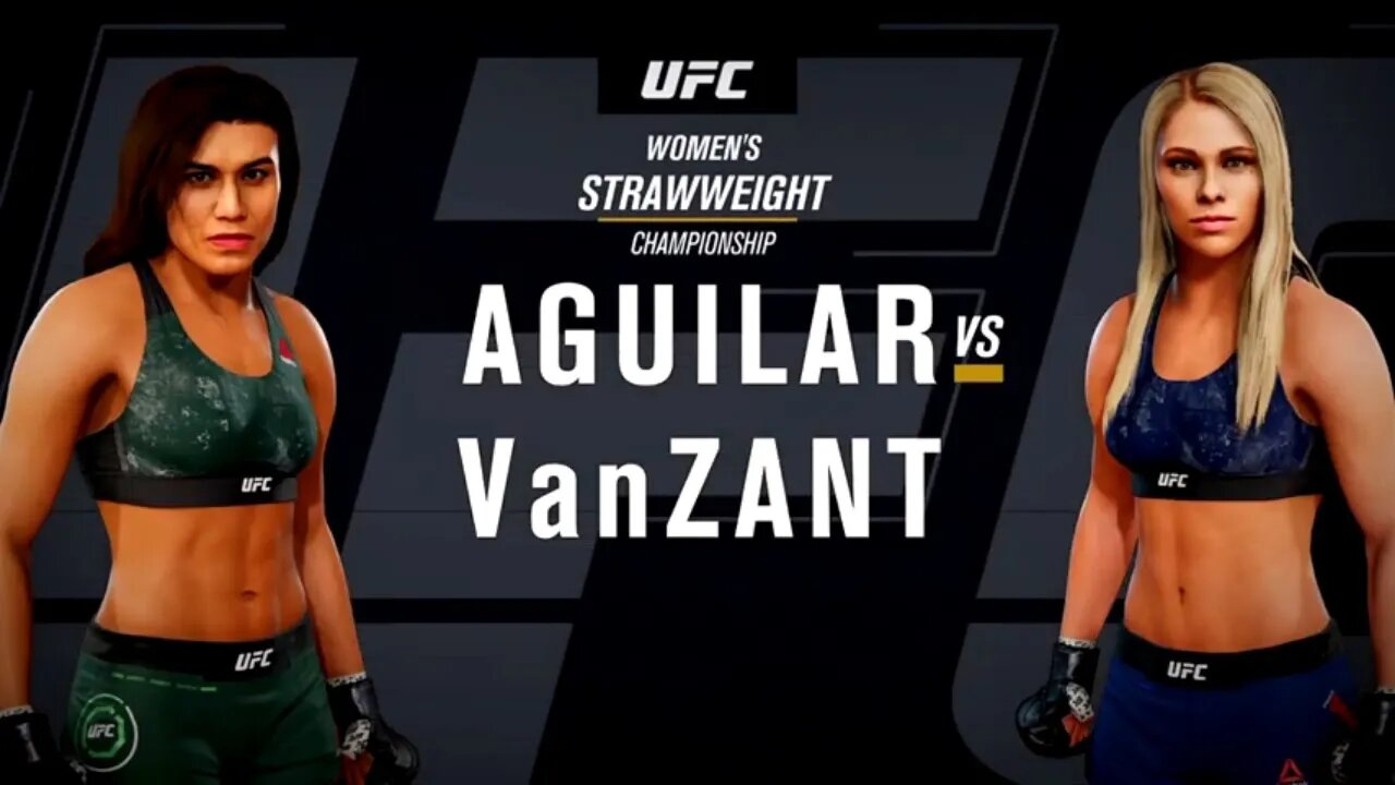 EA Sports UFC 3 Gameplay Paige VanZant vs Jessica Aguilar