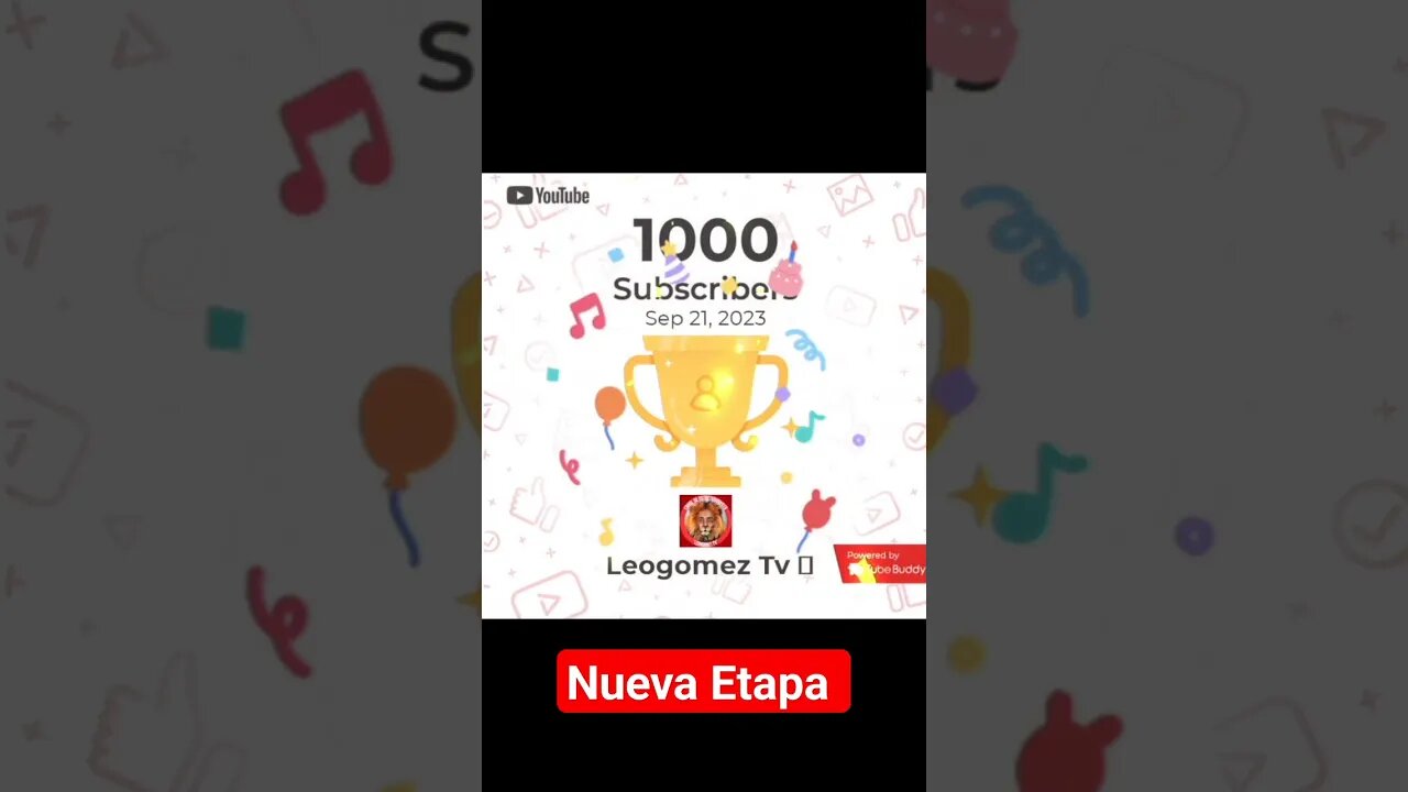 Celebrando los 1000 suscriptores 🎉 Juntos lo logramos 🤝