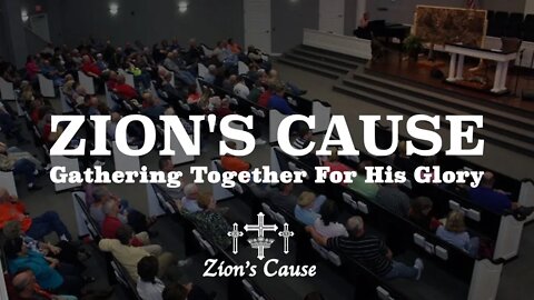 Zion's Cause Live 10:30 A.M. On Sunday, January 2, 2022