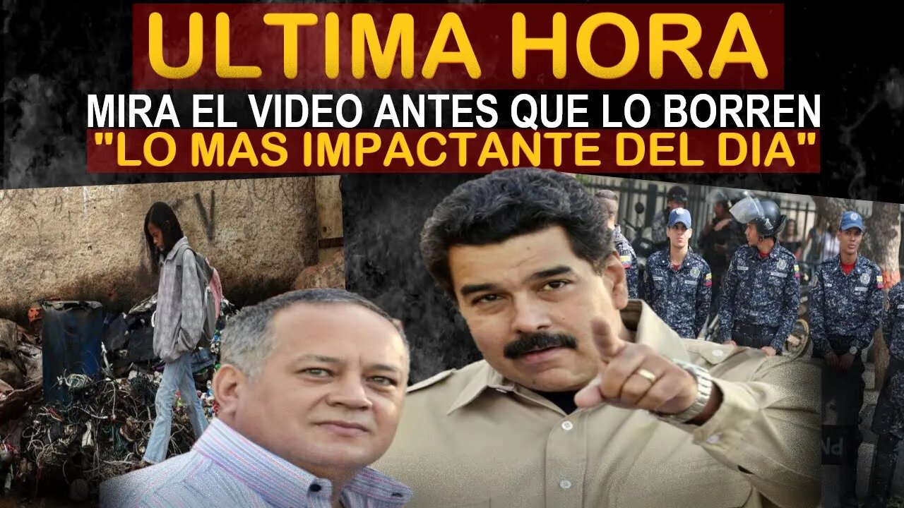 🔴SUCEDIO HOY! URGENTE HACE UNAS HORAS! MIRALO ANTES QUE LO BORREN - NOTICIAS VENEZUELA HOY