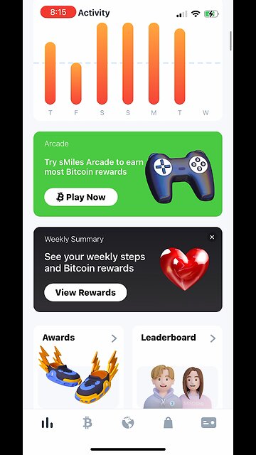 🔸sMiles Arcade - Play games for Bitcoin💥
