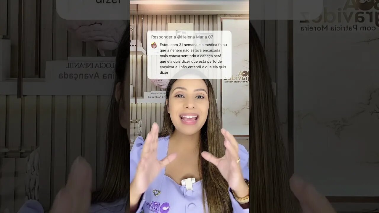 Estou com 31 semanas de gravidez o bebê não está encaixado mas eu sinto a cabeça dele o parto es