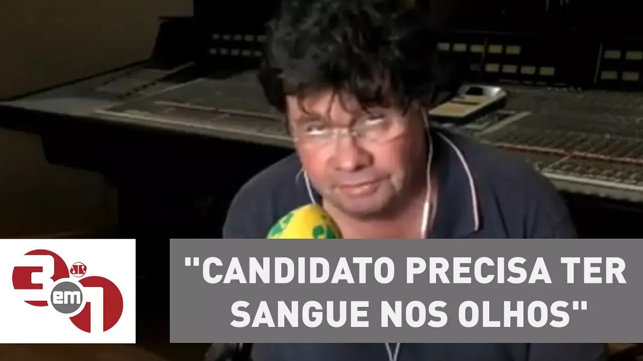 Marcelo Madureira: "Candidato precisa ter sangue nos olhos, por mais chuchu que ele seja..."