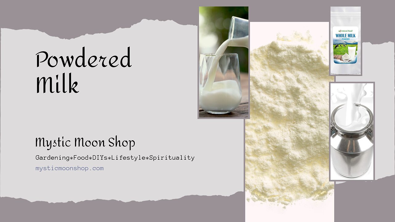 Powder Milk - Best Way to Store Milk, Organic & Tested!