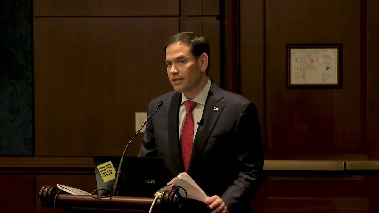 Senator Rubio Hosts Inter-Parliamentary Alliance on China Press Conference, Speaks on Threat of CCP.