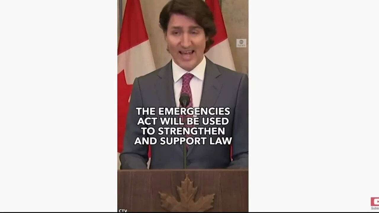 Trudeau turning into a video game villain.