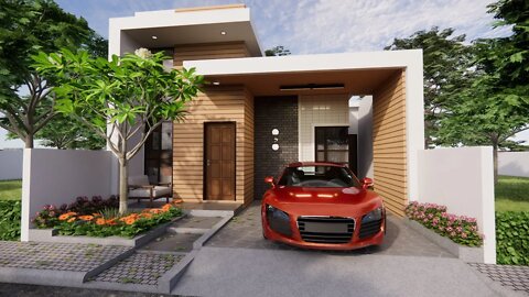 Small House Design | 7m x 12m (63 sqm Floor Area) | 2 Bedroom