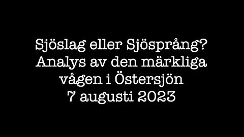 Sjöslag eller Sjösprång?