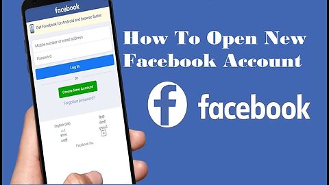 how to create a new Facebook account ? কিভাবে ফেসবুক একাউন্ট খুলতে হয়?