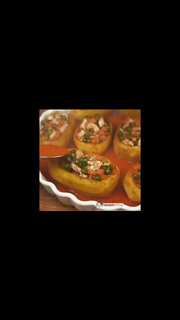 Fried then stuffed russets | @foodiesmin on IG ☝️🥔 #shorts