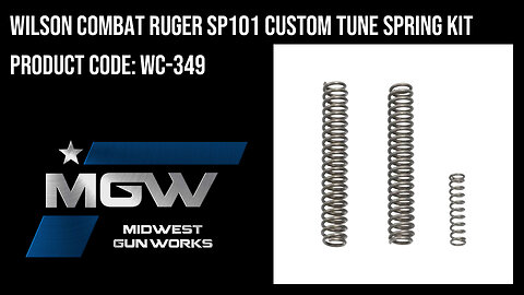 Wilson Combat Ruger SP101 Custom Tune Spring Kit - WC-349