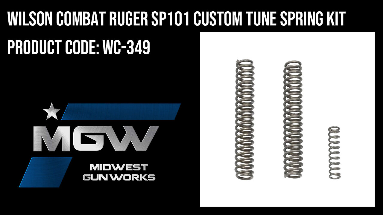 Wilson Combat Ruger SP101 Custom Tune Spring Kit - WC-349