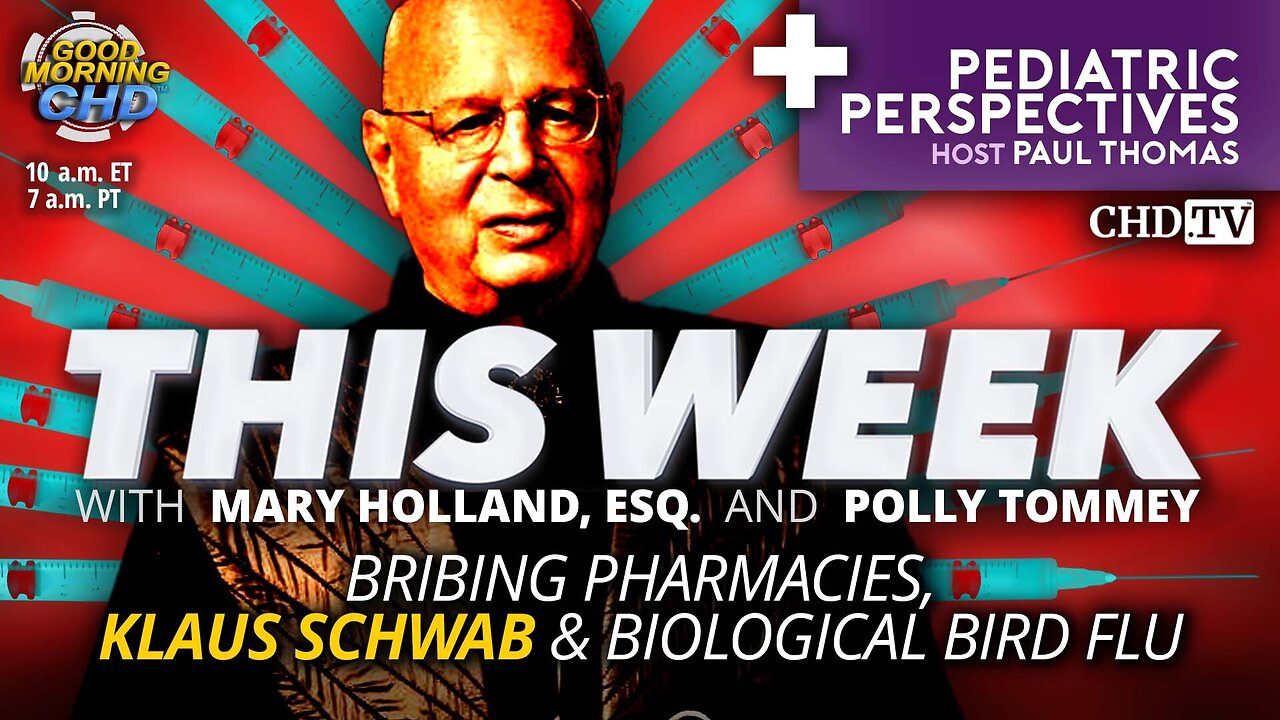 Bribing Pharmacies, Klaus Schwab & Biological Bird Flu