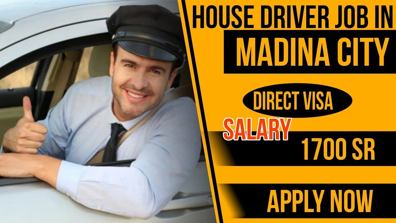 House Driver Job In Madina City | Saudi Arabia Job | Direct Visa Appy | @gulfvacancy07