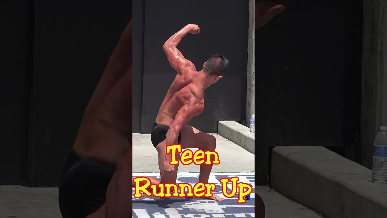 Teen Bodybuilder Runner Up July 2014 #bodybuilding #bodybuildingposing