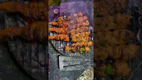 TANDOORI CHICKEN 🤤🤤 #shorts #streetfood #chicken #food #subscribe